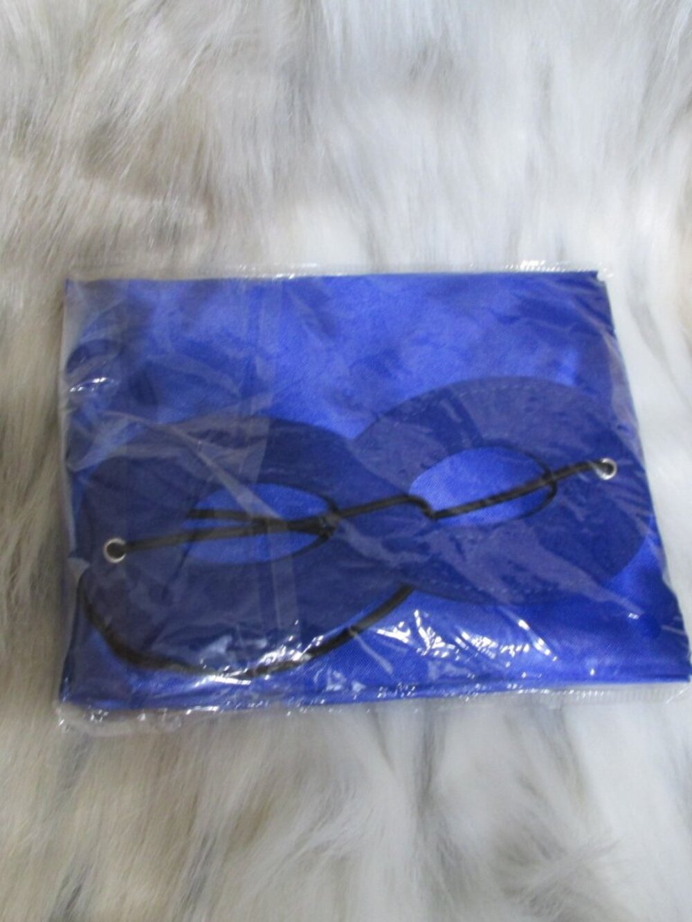 H231-NEW Royal Blue Costume Mask and Short Cape